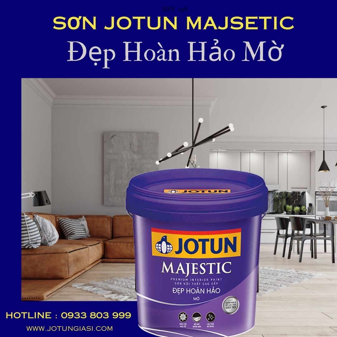Sơn Jotun Majsetic Đẹp Hoàn Hảo Mờ