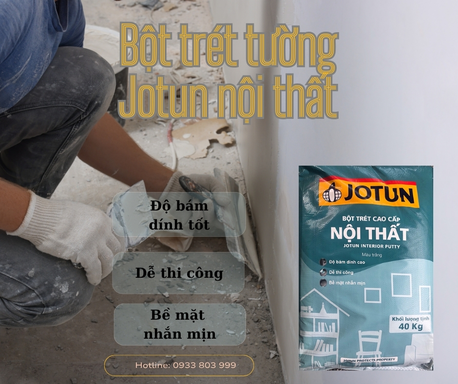 Bột trét tường Jotun nội thất
