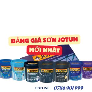 Bảng báo giá sơn Jotun nội thất & ngoại thất mới nhất hiện nay