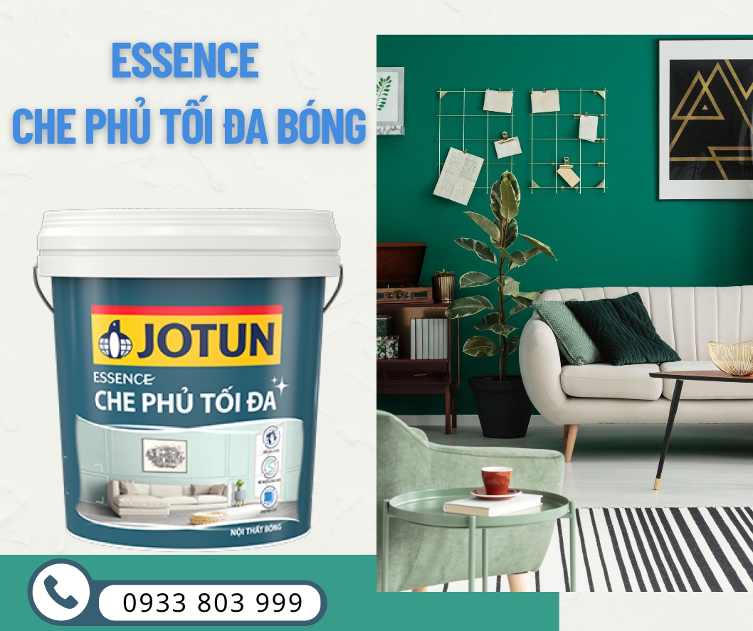 Sơn Jotun Essence Che Phủ Tối Đa Bóng. Sơn Jotun Essence Che Phủ Tối Đa Bóng.