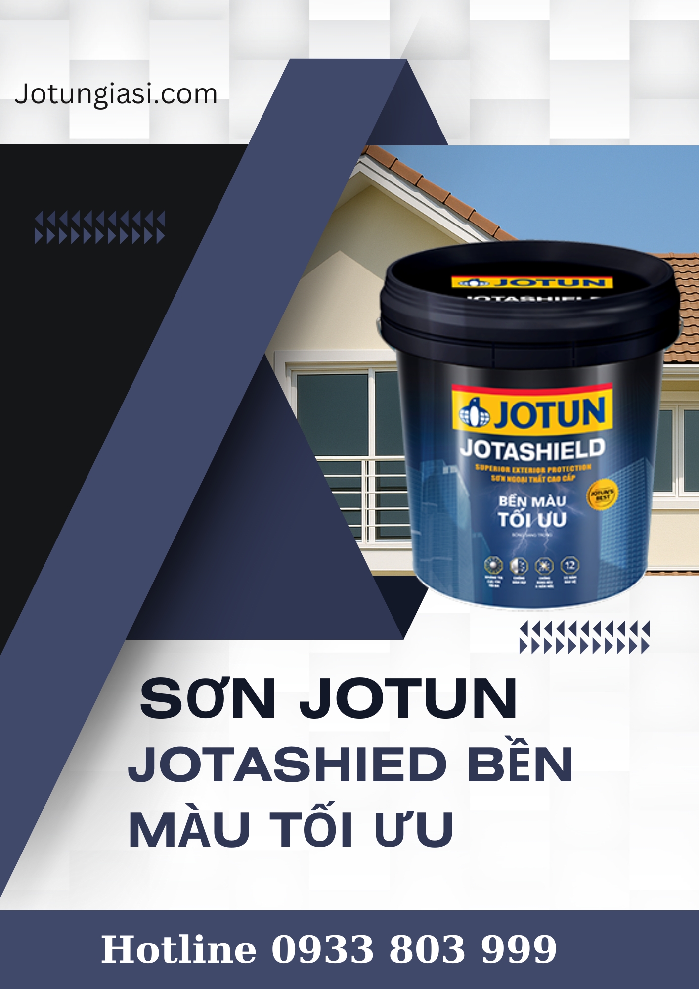 Sơn Jotun Jotashield Bền Màu Tối Ưu