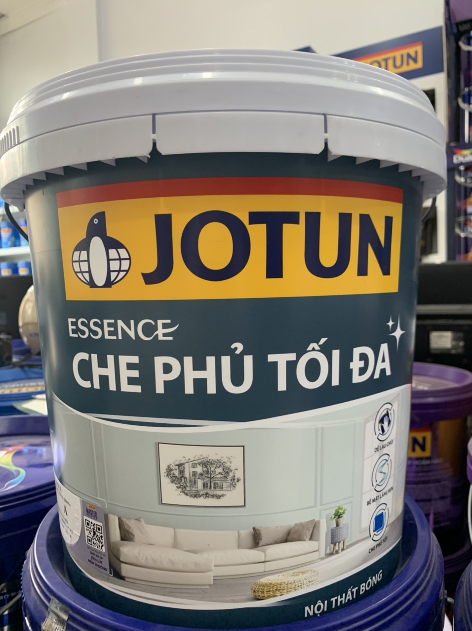 Sơn Jotun Essence Che Phủ Tối Đa Bóng. Sơn Jotun Essence Che Phủ Tối Đa Bóng.