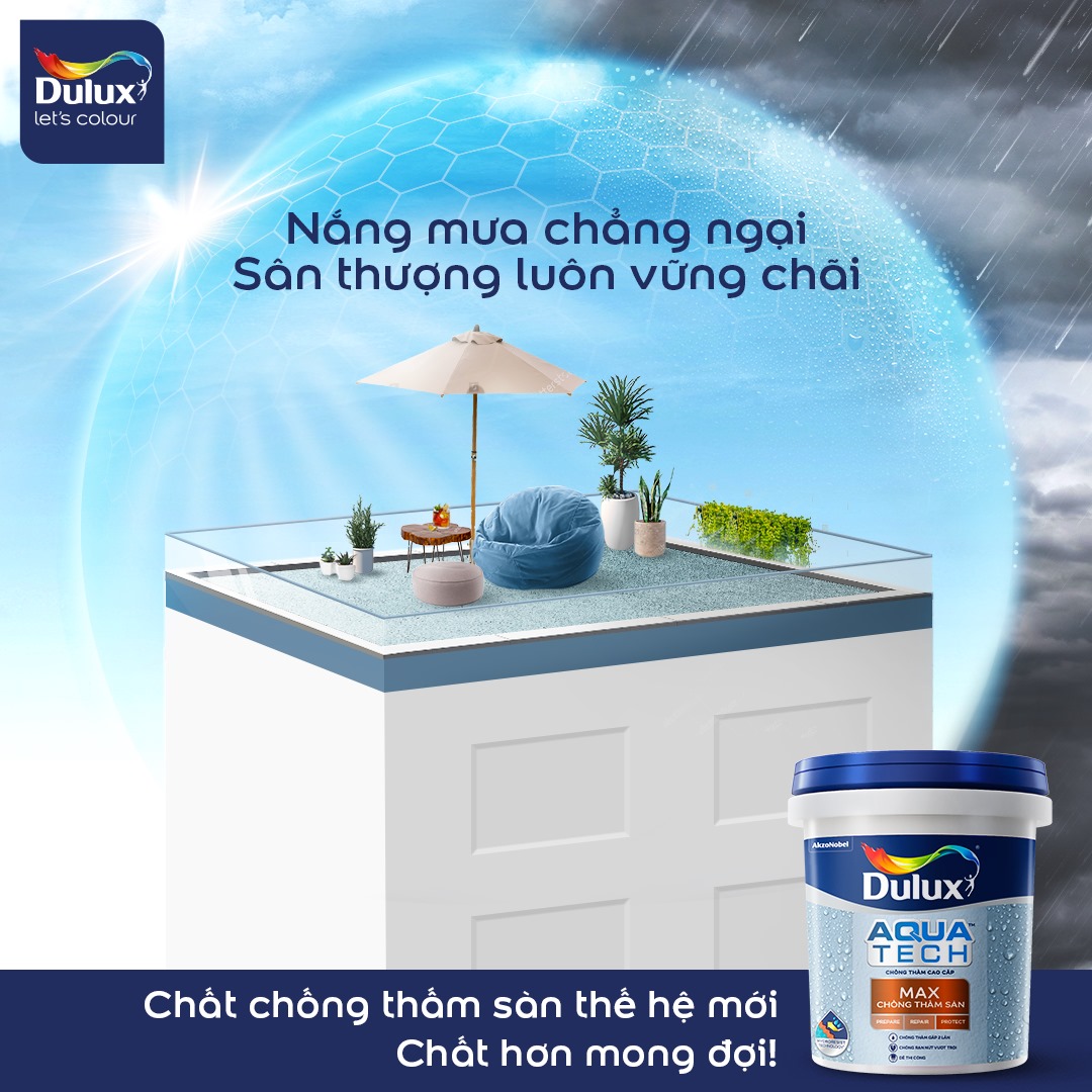 Sơn chống thấm sàn Dulux Aquatech Max V910 -20kg