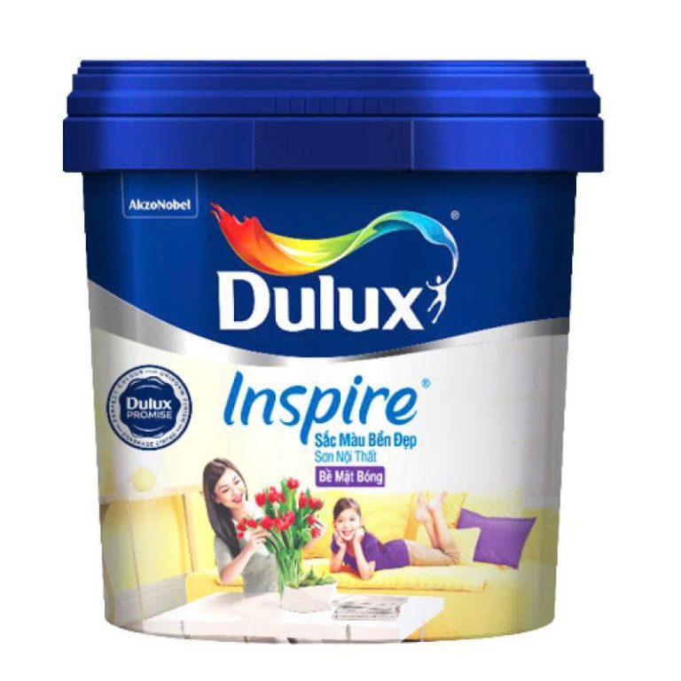 Sơn Dulux Inspire Nội Thất Sắc Màu Bền Đẹp Bề Mặt Bóng 39AB-15L