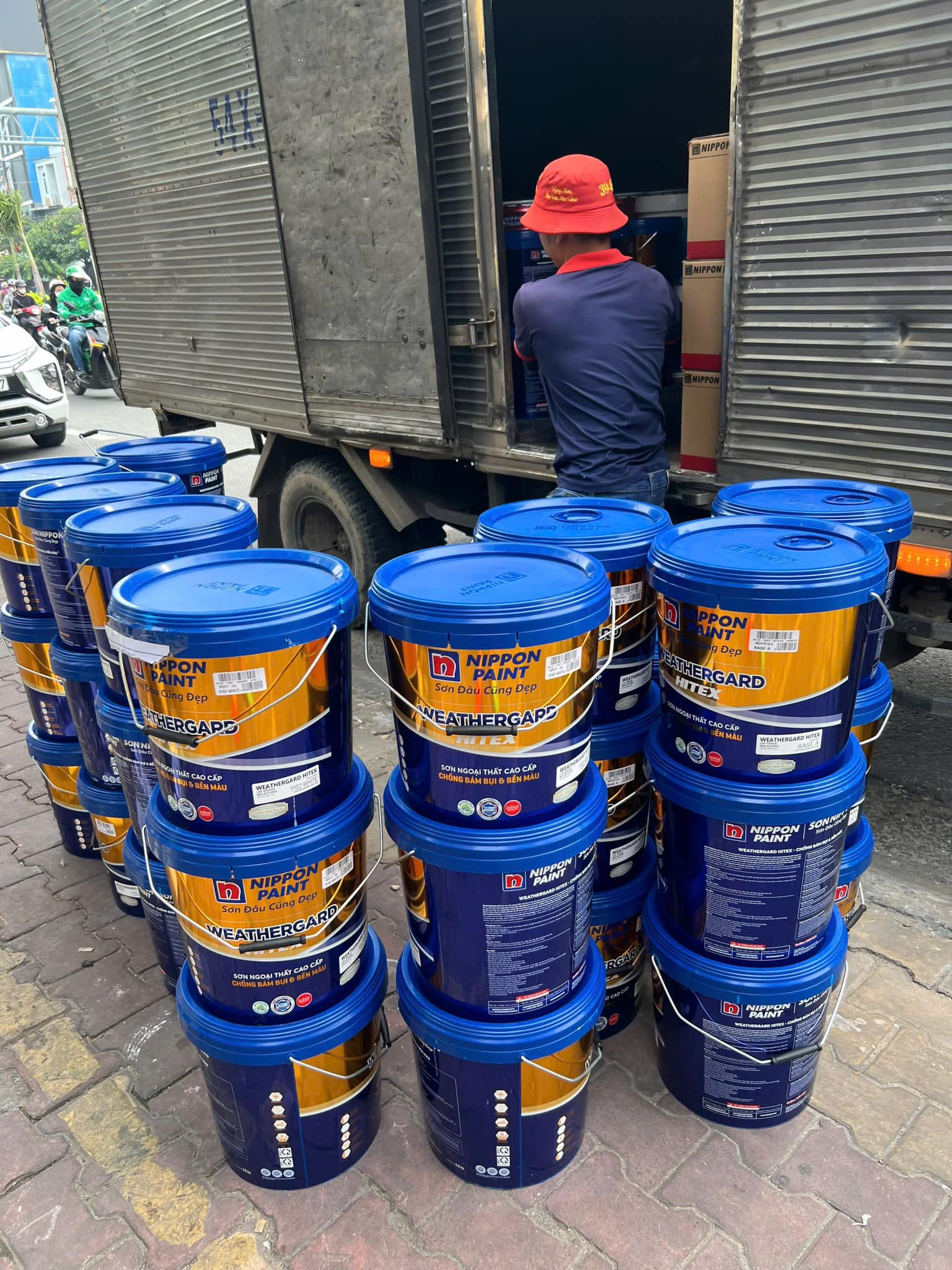 Sơn ngoại thất Nippon WeatherGard Hitex