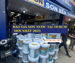 BÁO GIÁ SƠN NƯỚC TẠI TP.HCM MỚI NHẤT 2025