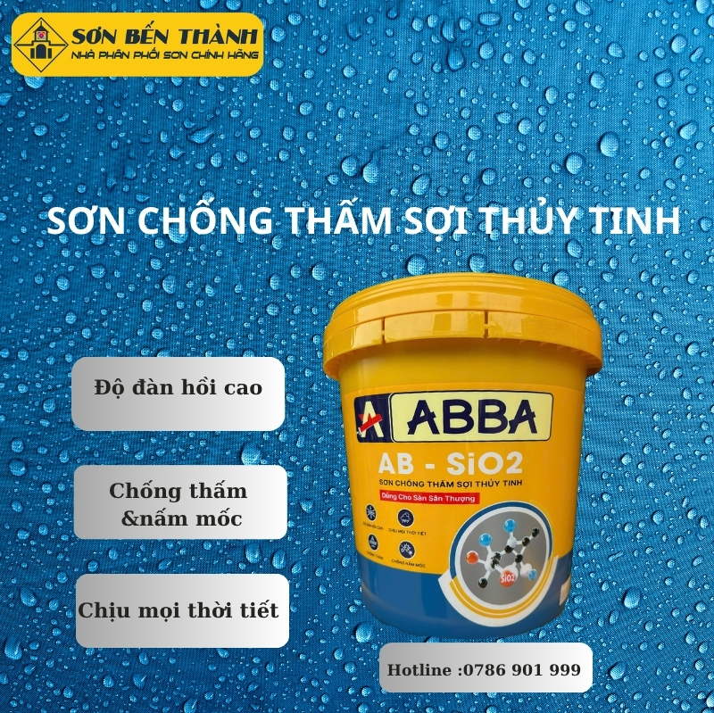 Sơn chống thấm sợi thủy tinh AB – SIO2-20KG