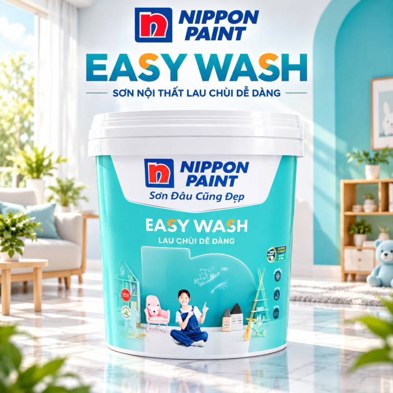 SƠN NỘI THẤT NIPPON EASY WASH-15L