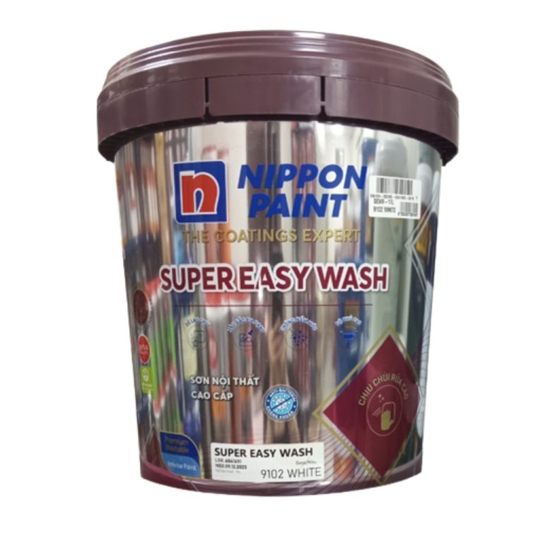 SƠN DỰ ÁN NIPPON NỘI THẤT SUPER EASY WASH-18L