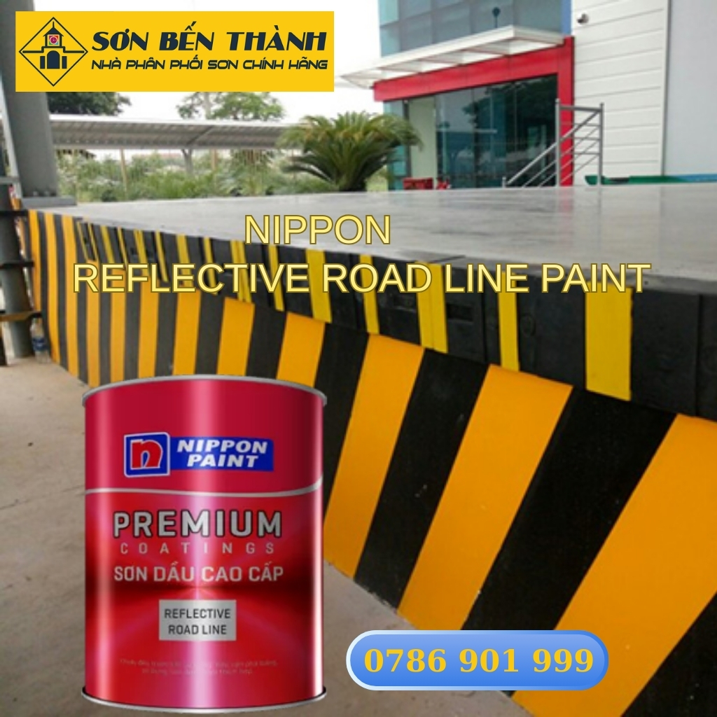 Sơn vạch kẻ đường phản quang Nippon Reflective Road Line-5L
