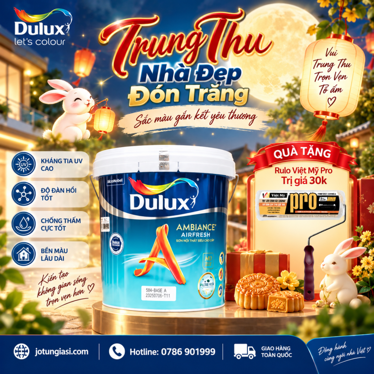 Sơn Nội Thất Siêu Cao Cấp Dulux Ambiance Airfresh-15L 68A