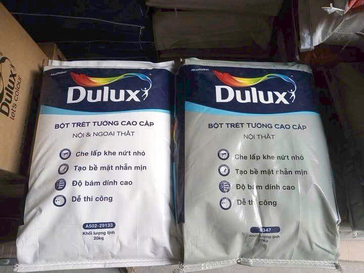 Bột Trét Tường DULUX Giá Sỉ, Giá Rẻ Tại HCM | Chính Hãng 100%