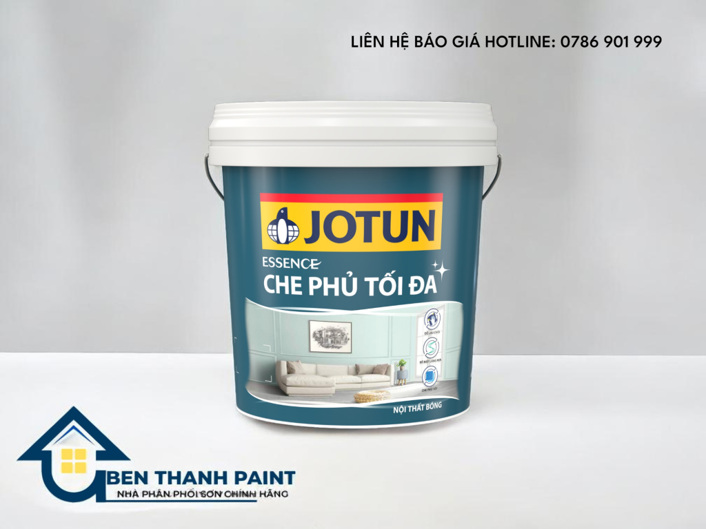 Jotun Che Phủ Tối Đa (Bóng) - Cửa hàng Sơn Bến Thành Hotline 0786901999