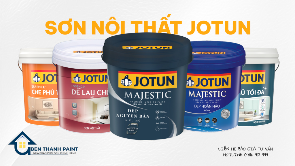 SƠN NỘI THẤT JOTUN - ĐẠI LÝ SƠN JOTUN CHÍNH HÃNG - SƠN BẾN THÀNH