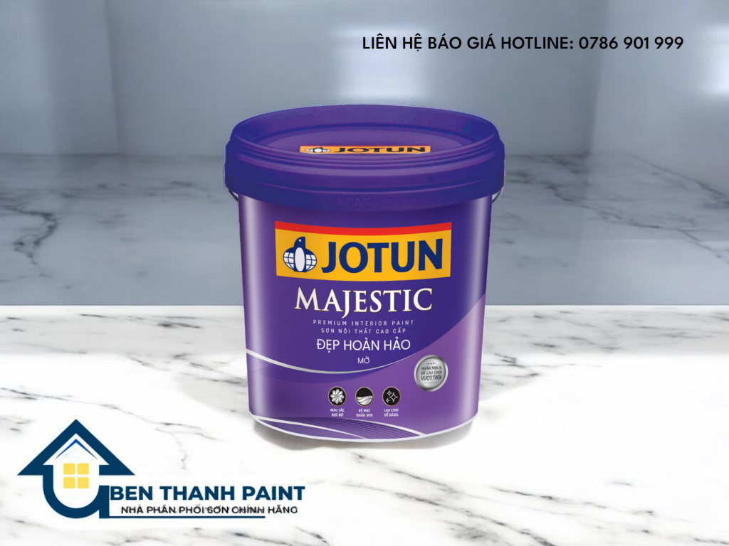Jotun Majestic Đẹp Hoàn Hảo (Mờ) - Cửa hàng Sơn Bến Thành Hotline 0786901999