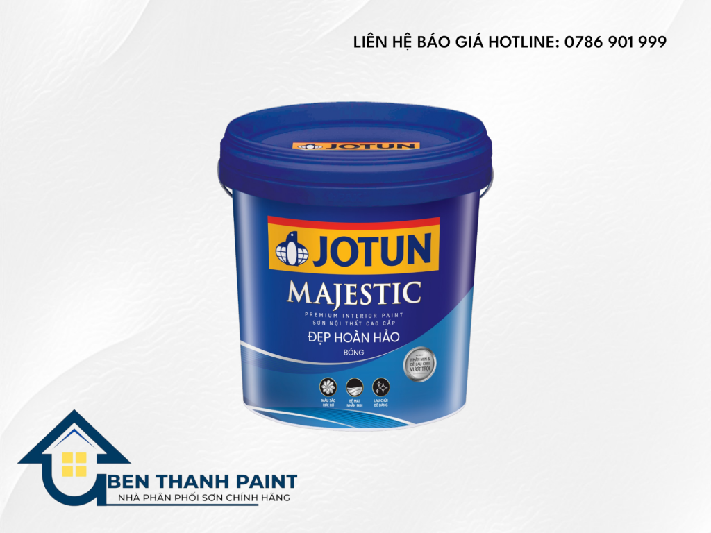 Jotun Majestic Đẹp Hoàn Hảo (Bóng) - Cửa hàng Sơn Bến Thành Hotline 0786901999