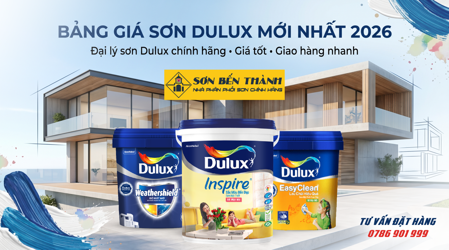 Bảng Giá Sơn Dulux Mới Nhất 2026 – Đại Lý Sơn Dulux Chính Hãng Tại TP ...
