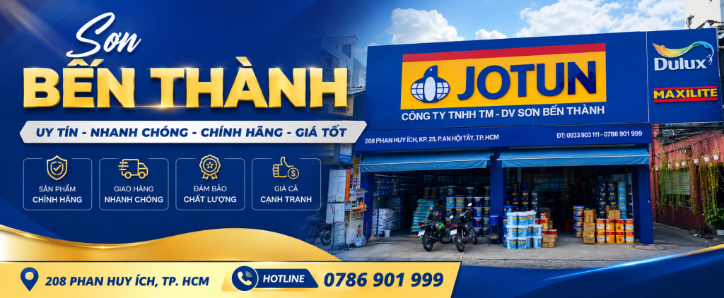 Sơn Bến Thành - Đại lý Sơn JOTUN uy tín hàng đầu Miền Nam