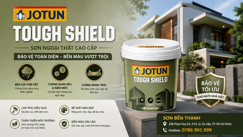 sơn Jotun Toughshield- SƠN NGOẠI THẤT KINH TẾ