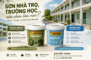 Sơn nhà trọ, trường học Jotun - Sơn Kinh tế 2026