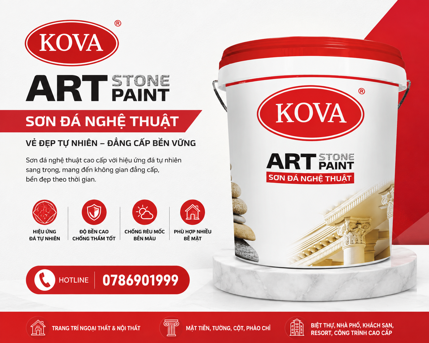 SƠN GIẢ ĐÁ KOVA - KOVA ART STONE
